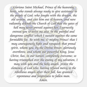 Sticker Carré Église Saint-Michael-Swords