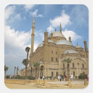 Sticker Carré Égypte, Le Caire, Citadelle, Mosquée Muhammad Ali