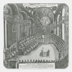 Sticker Carré El Sacrosanto Concilio General de Trento