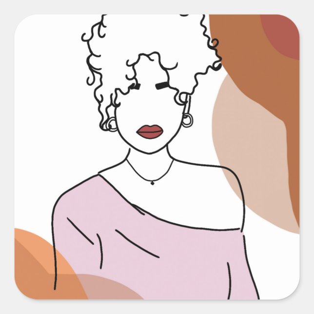 Sticker Carré Ela (Devant)