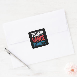 Sticker Carré Élection Trump Vance Kennedy 2024