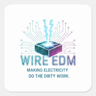 Sticker Carré Electric Discharge Machining Phone Case