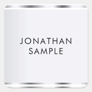 Sticker Carré Élégant Modèle moderne et élégant à l'apparence ar