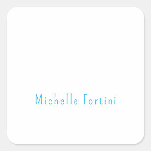 Sticker Carré Élégant Simple Minimaliste
