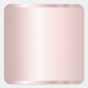 Sticker Carré Élégant Tendance Moderne Modèle Vierge Or Rose