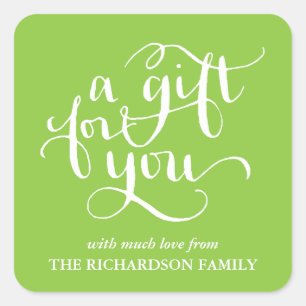 STICKER CARRÉ ÉLÉGANTE BALISERIE DE BALISES DE BALISES DE SCRIPT