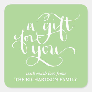 STICKER CARRÉ ÉLÉGANTE BALISERIE DE BALISES DE BALISES DE SCRIPT