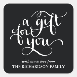 STICKER CARRÉ ÉLÉGANTE BALISERIE DE BALISES DE BALISES DE SCRIPT