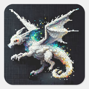 Sticker Carré élémentaire Dragon Air