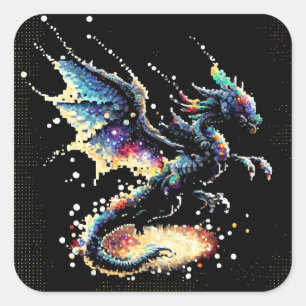 Sticker Carré élémentaire Dragon Air