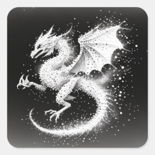 Sticker Carré Eléments d'air Dragon