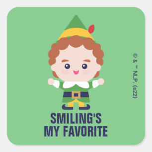 Sticker Carré Elf the Movie   Cute Buddy