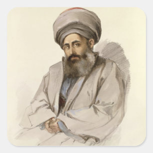 Sticker Carré Elias - Prêtre Jacobite de Mésopotamie