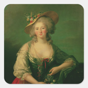 Sticker Carré Elisabeth de France a appelé Madame Elizabeth