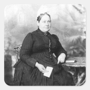 Sticker Carré Elizabeth Ann Everest, Nanny to Winston