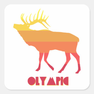Sticker Carré Elk olympique