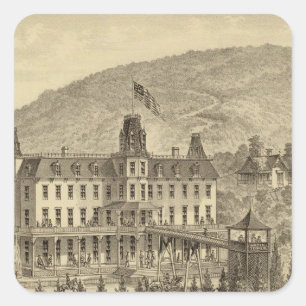 Sticker Carré Ellanova Springs à 16 miles (16,1 km) de Pittsburg