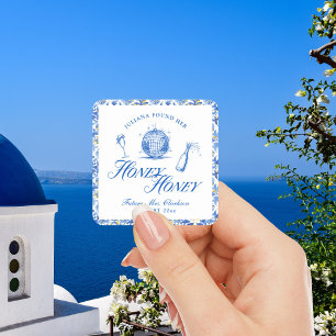 Sticker Carré Elle A Trouvé Son Honey Honey Blue Greece Bachelor