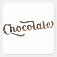 Emballage de fête de type rétro marron chocolat