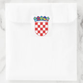 Sticker Carré emblème de croatie (Sac)