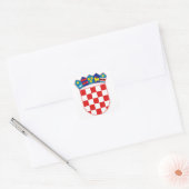 Sticker Carré emblème de croatie (Enveloppe)