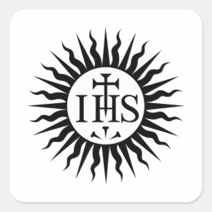 Sticker Carré Emblème de la Société de Jésus