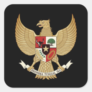Sticker Carré Emblème national indonésien