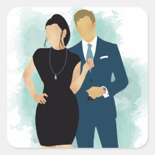 Sticker Carré Embrasse le ciel - AC