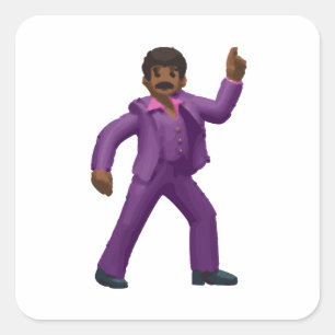 Sticker Carré Emoji Dancing Man