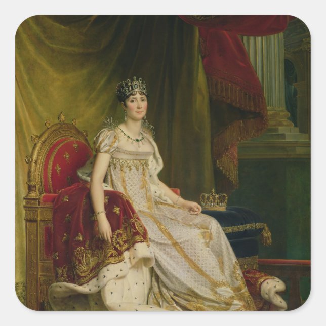 Sticker Carré Empress Josephine 1808 (Devant)