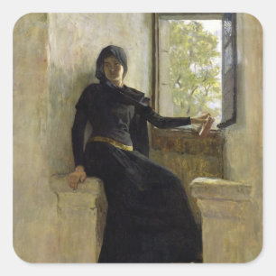 Sticker Carré En attente, avant 1905