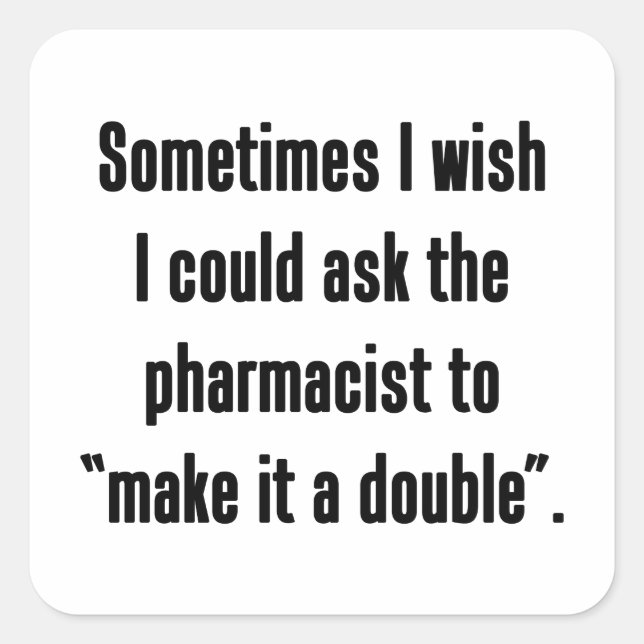 Sticker Carré En Faire Un Double (Devant)