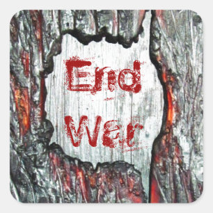 Sticker Carré End War