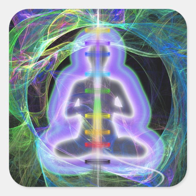 Sticker Carré Énergie (Devant)