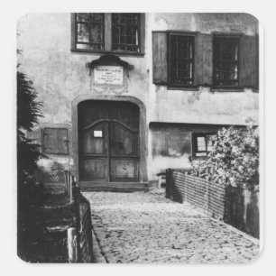 Sticker Carré Entrée de la maison de Johann Sebastian Bach