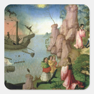 Sticker Carré Épave causée par les démons