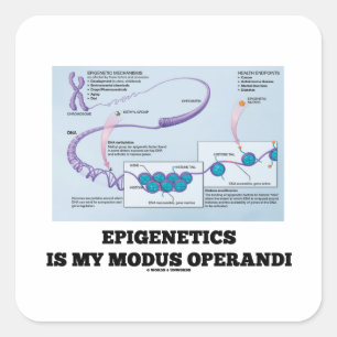 Sticker Carré Epigenetics Is My Modus operandi