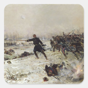 Sticker Carré Épisode de la guerre de 1870