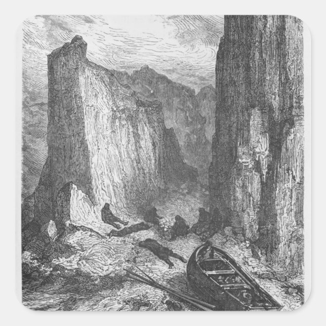 Sticker Carré Épuisement (Devant)