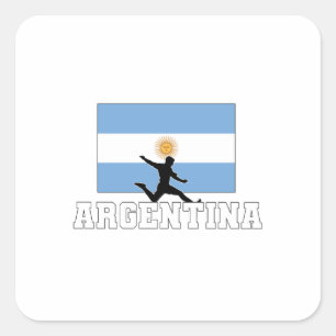 Sticker Carré Équipe d'Argentine de football