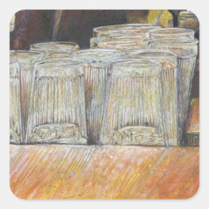 Sticker Carré Équivalent lumineux des émotions passionnées