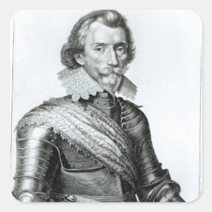 Sticker Carré Ęr duc de William Cavendish de Newcastle