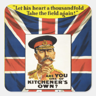 Sticker Carré Es-tu l'un des propriétaires de Kitchener ?