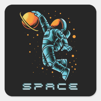 Sticker Carré espace