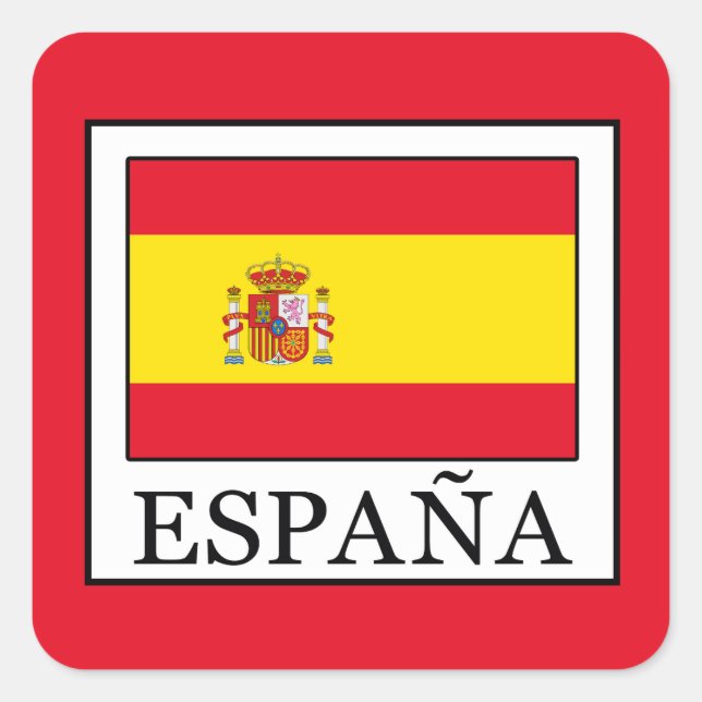 Sticker Carré España (Devant)