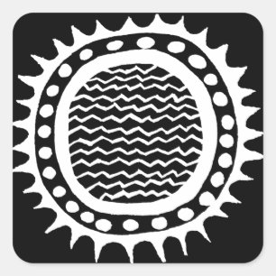 Sticker Carré Esprit de Tucson Del Sol