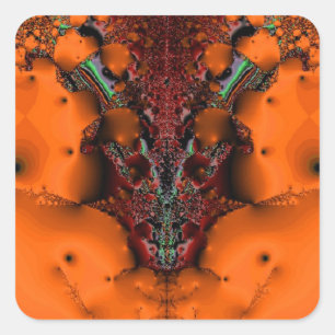 Sticker Carré Esprit vaudou