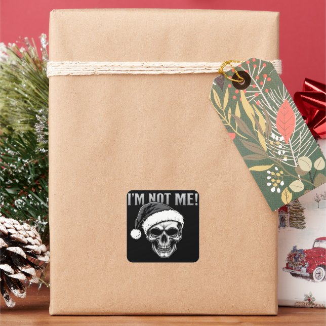 Sticker Carré Essayez de décrire votre objet comme le ferait un  (vacances)