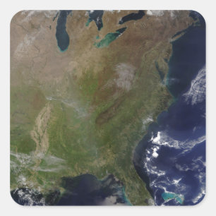 Sticker Carré États-Unis East Coast 2