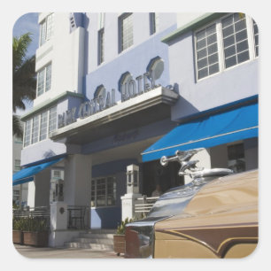 Sticker Carré États-Unis, Floride, Miami Beach : South Beach, Ar